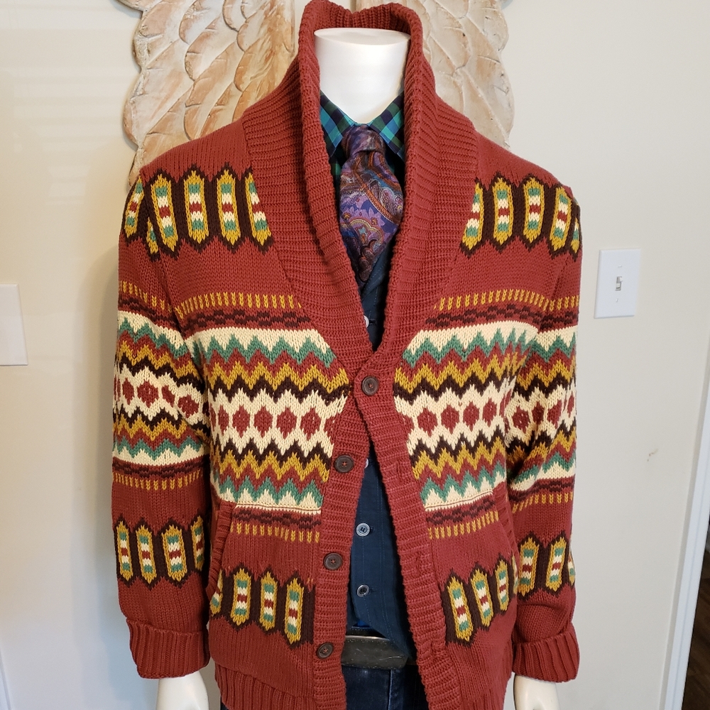 AZTEC WOVEN SWEATER URBAN OUTFITTERS